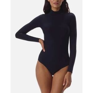 Commando Butter Turtleneck Bodysuit Black Size Large
